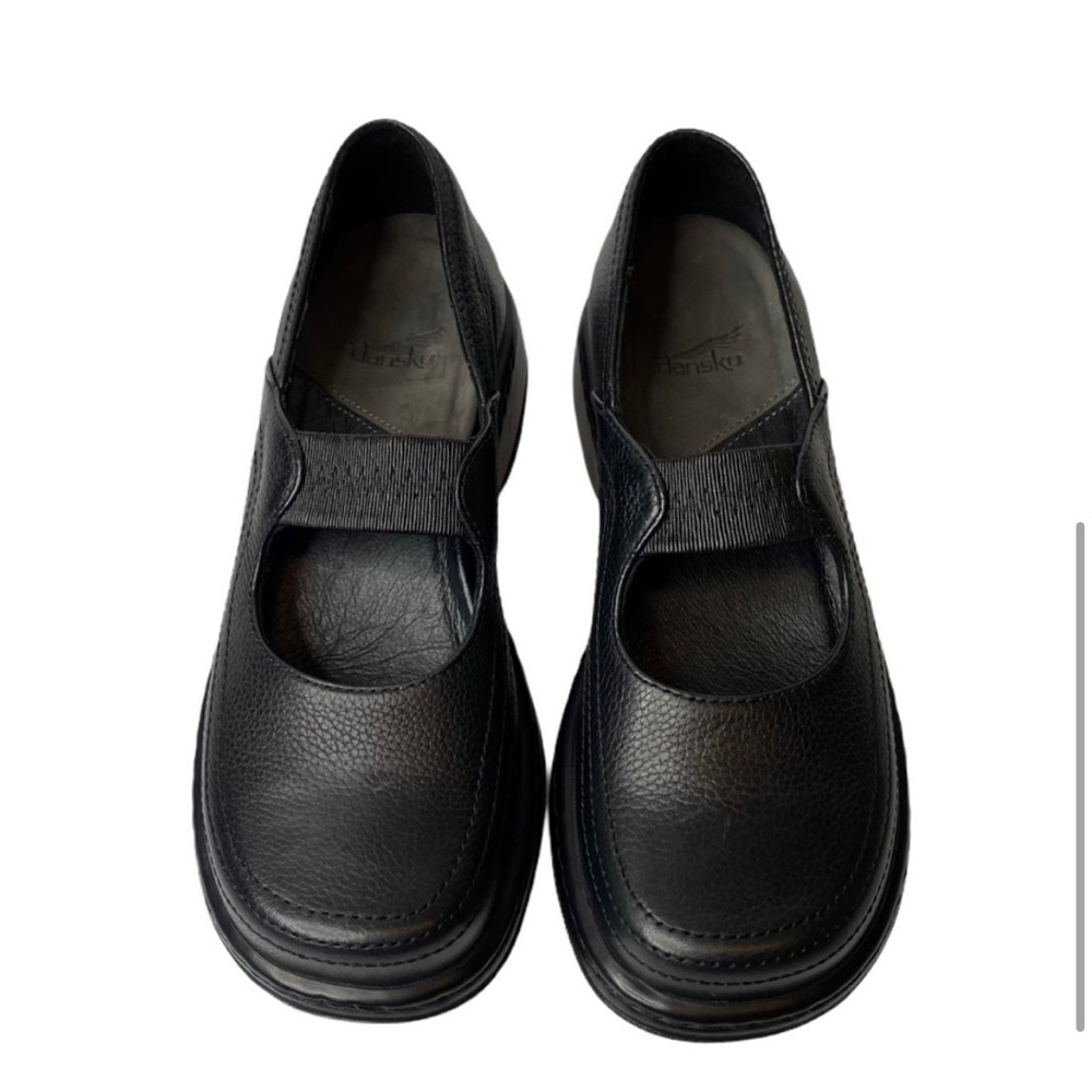 Dansko Women’s Elle Mary Jane Black Size 37 Clogs